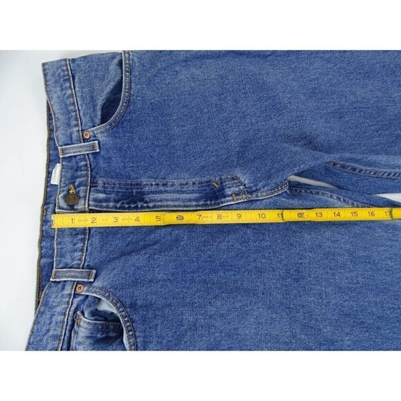 Levi's 550 Relaxed Tapered Leg Mens Jeans 36x30 USA Made Denim Blue Med Wash - Picture 8 of 10
